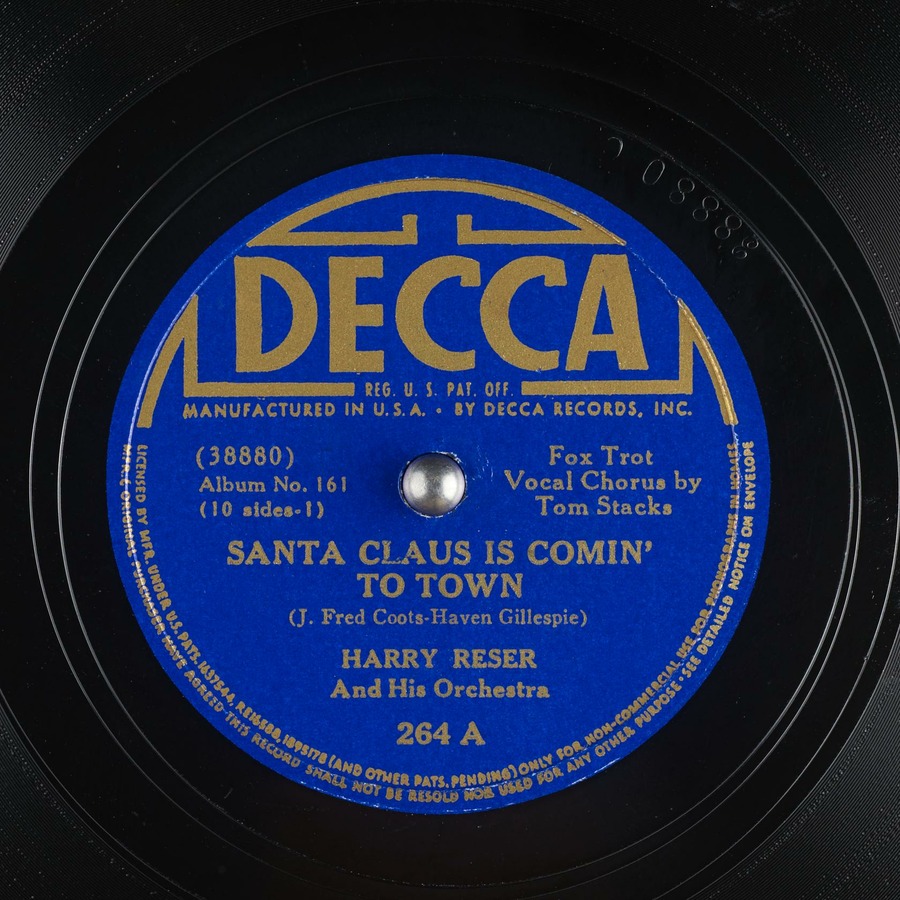 Santa Claus Is Coming To Town - Harry Reser
