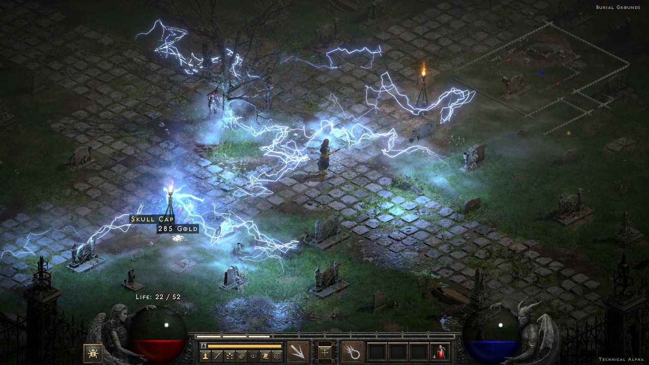 Screenshoot của Diablo II: Resurrrected.