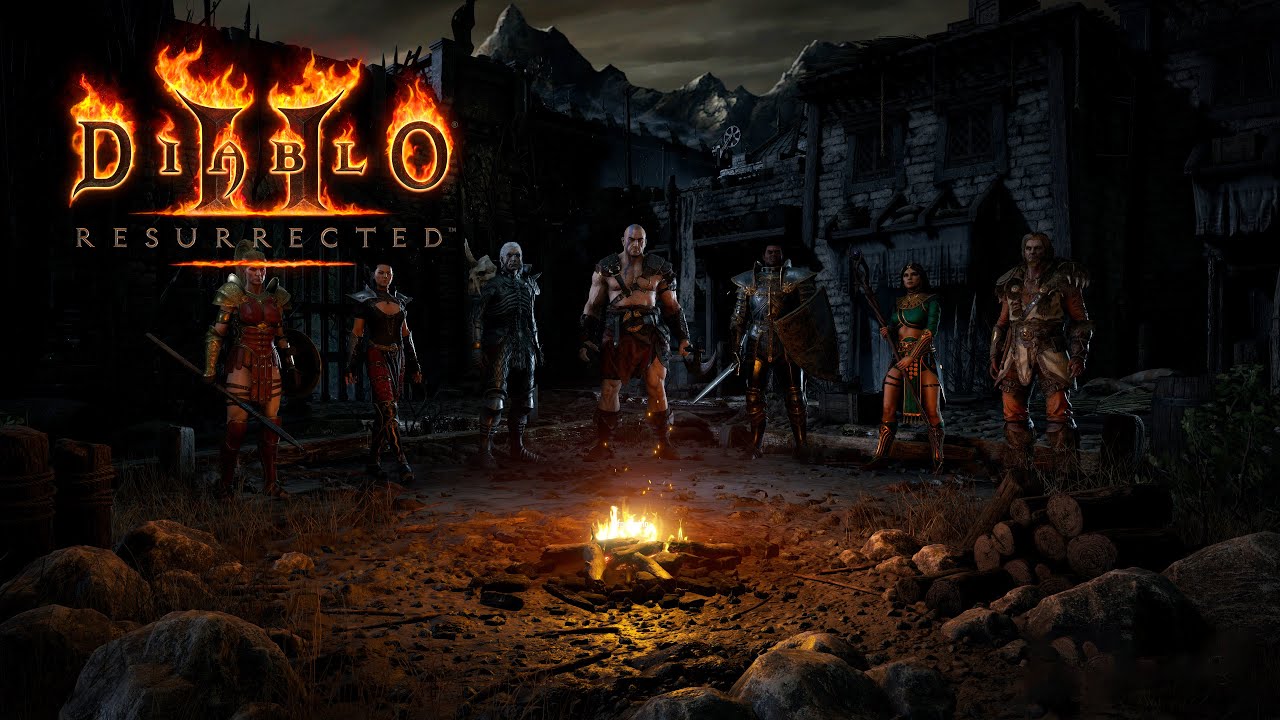Menu Diablo II: Resurrected vẫn quen thuộc như ngày na