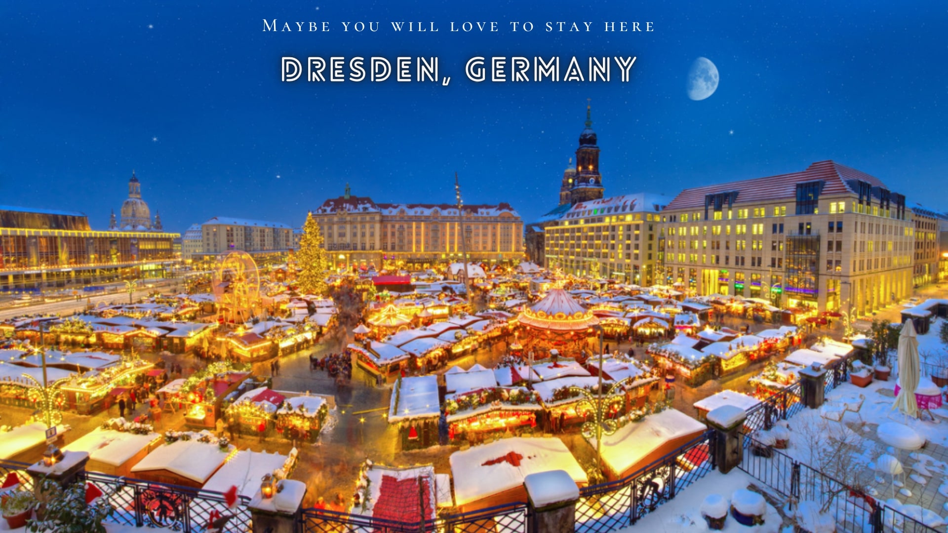 Khu chợ hàng năm tại Dresden, Đức là một trong những chợ Giáng Sinh lớn nhất và chính thống ở ở ...
