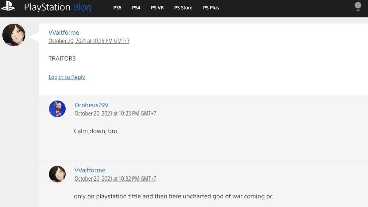 Fan mắng Sony ngay trên Blog chính thức của PlayStation.
