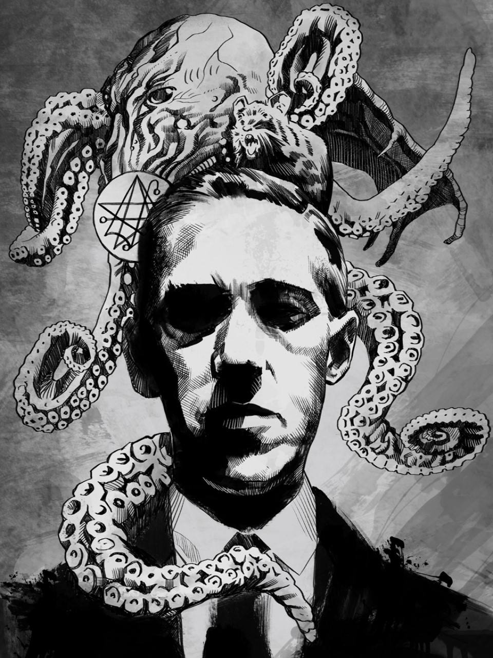 (Ảnh minh họa: Chân dung tác giả H. P Lovecraft)