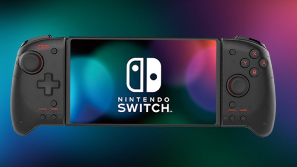 Concept art lạ mắt về một phiên bản Nintendo Switch Pro giả định.